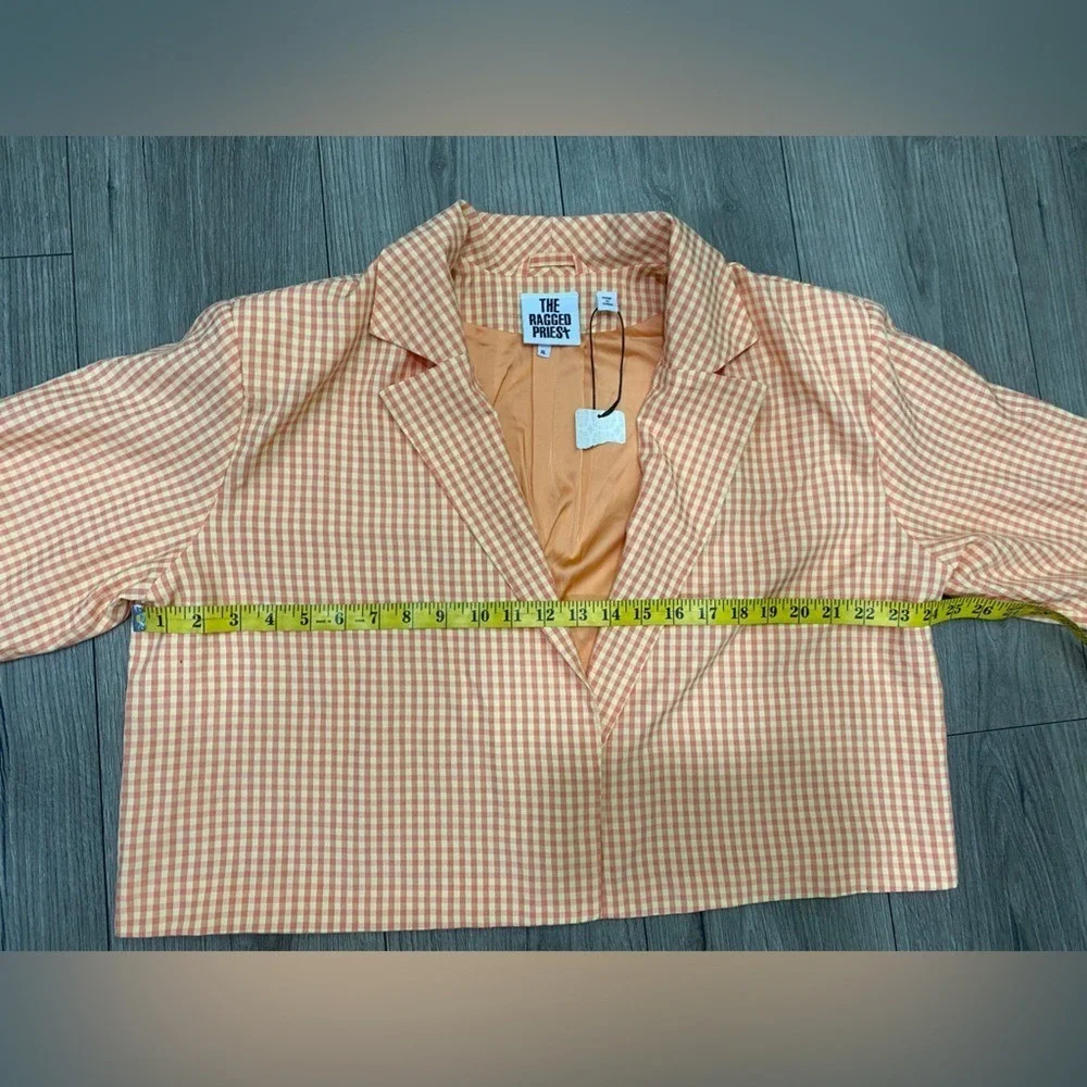 Free People The Ragged Priest‎ Gingham Suit NWT SZ XL